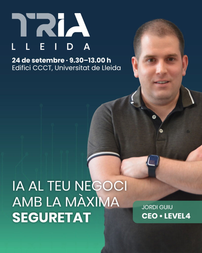Jordi Guiu, CEO de Level4, ponent a TrIA Lleida