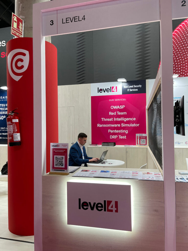 Level4 en el Barcelona Cybersecurity Congress 2024 Stand