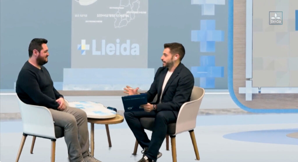 Adrià Sánchez entrevistat a Lleida Televisió
