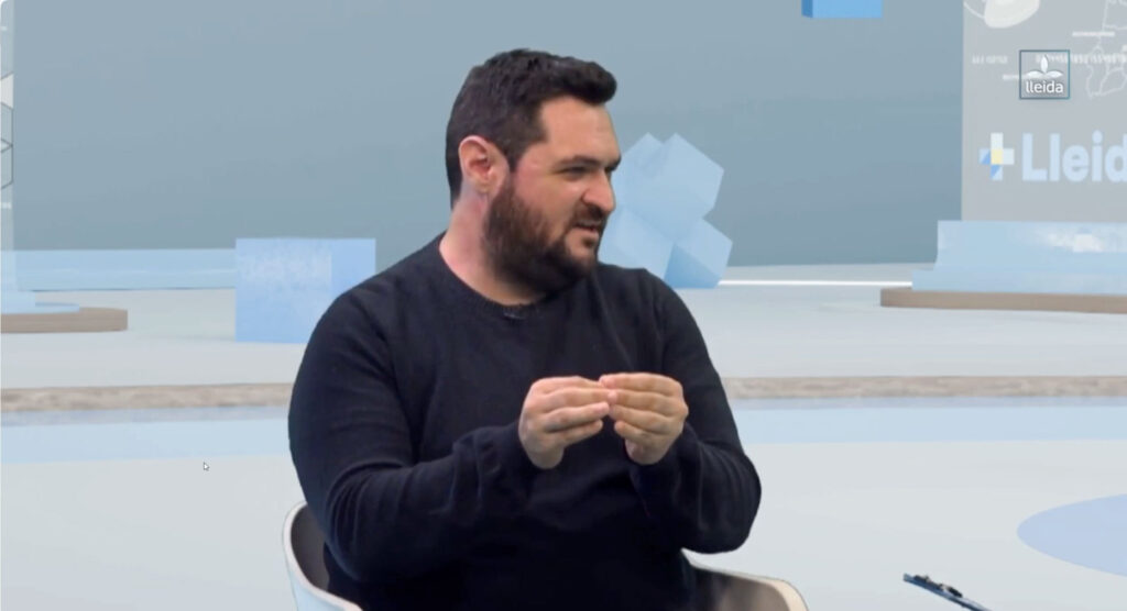 Adrià Sánchez entrevistat a Lleida Televisió