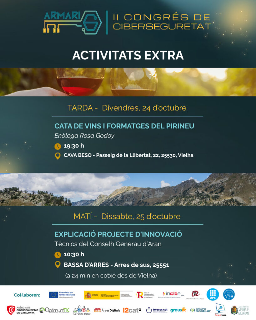 II Congrès de Ciberseguretat - Val d'Aran - Activitats Extra