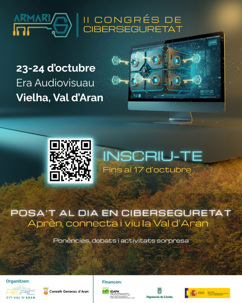 II Congrès de Ciberseguretat - Val d'Aran - Cartell